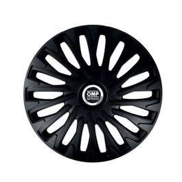 Omp OMPS07021301 Juego 4 Tapacubos Stinger Negro 13 Pulgadas