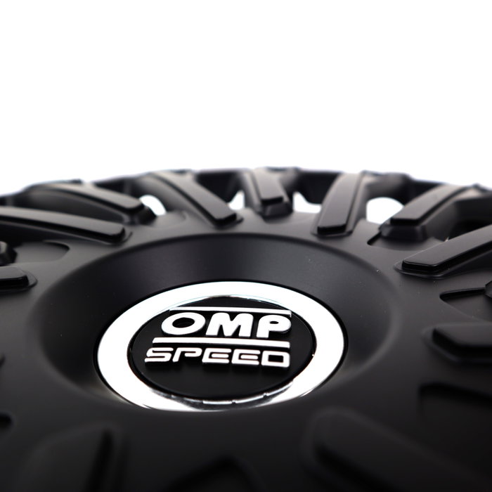 Omp OMPS07021301 Juego 4 Tapacubos Stinger Negro 13 Pulgadas