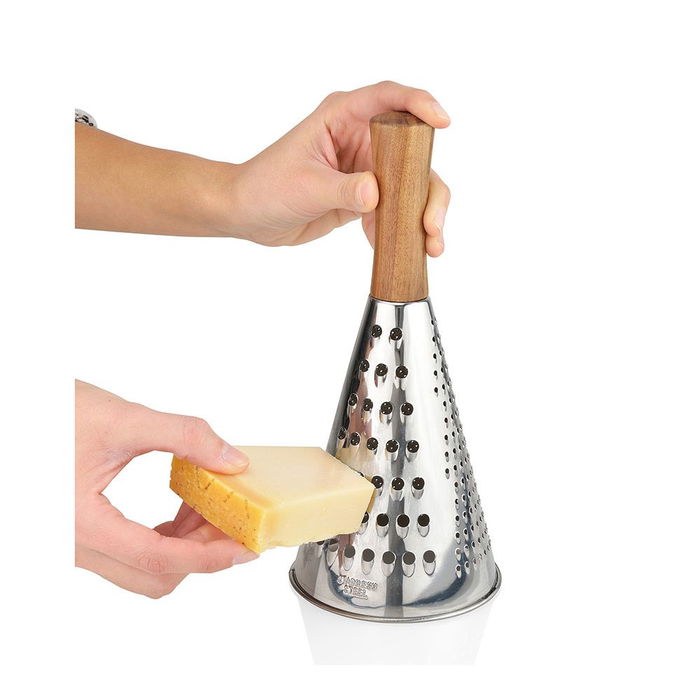 Andrea House Cc68027 Rallador Acero Inoxidable y Acacia Ø10.5 x 24 cm Andrea House Cc68027 Rallador Acero Inoxidable y Acacia Ø10.5 x 24 cm