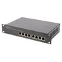 Digitus Rack de Pared 254 mm (10") 6HE, 312x300 mm, Capacidad 30 kg, IP20, Color Gris, Bloqueo Teclado