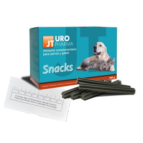 Uro Pharma Snacks para Perros o Gatos, 480 g (Paquete de 6 unidades x 5 bolsas de 16 g) Uro Pharma Snacks para Perros o Gatos, 480 g (Paquete de 6 unidades x 5 bolsas de 16 g)