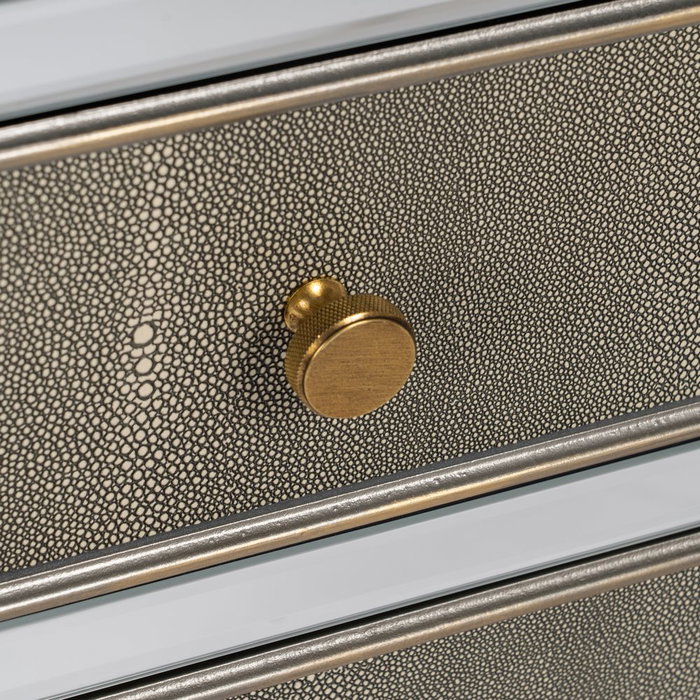 Mueble Recibidor Espejo Gris-Plata 81 X 41 X 76,50 cm Mueble Recibidor Espejo Gris-Plata 81 X 41 X 76,50 cm