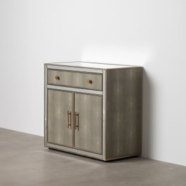 Ixia Mueble Recibidor Espejo Gris-plata