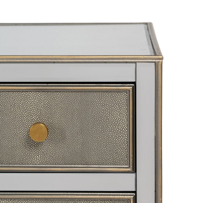 Ixia Mueble Recibidor Espejo Gris-plata