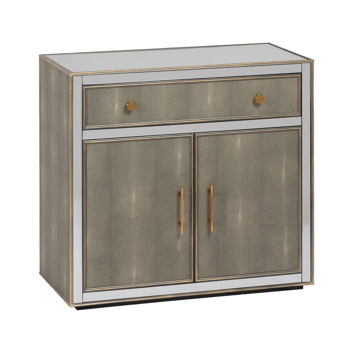 Ixia Mueble Recibidor Espejo Gris-plata