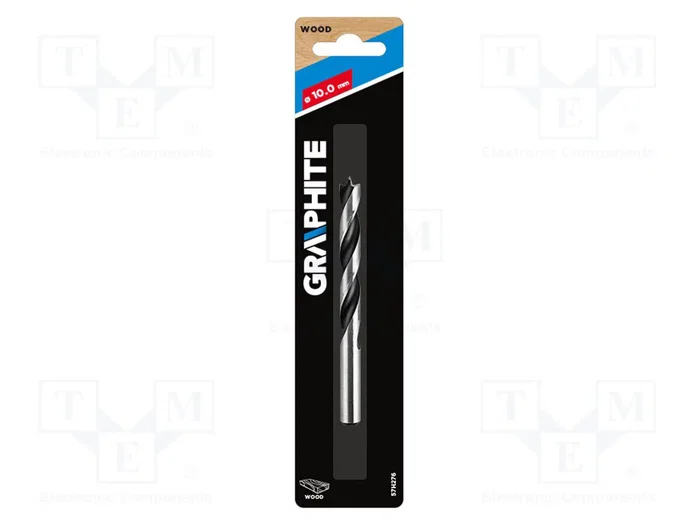 GRAPHITE Broca para madera de 10 mm y 120 mm GRAPHITE Broca para madera de 10 mm y 120 mm