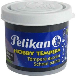 PELIKAN Set de 6 botes de témpera de 40 ml color negro
