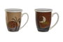 DKD Home Decor Tazas para Infusiones Calima 2023, Pack de 2, Surtido de Colores
