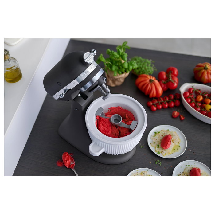 KitchenAid 5KSMICM Accesorio para Hielo Picado Compatible con 5KSM3310X 5KSM3311X 5KSM150PS Blanco