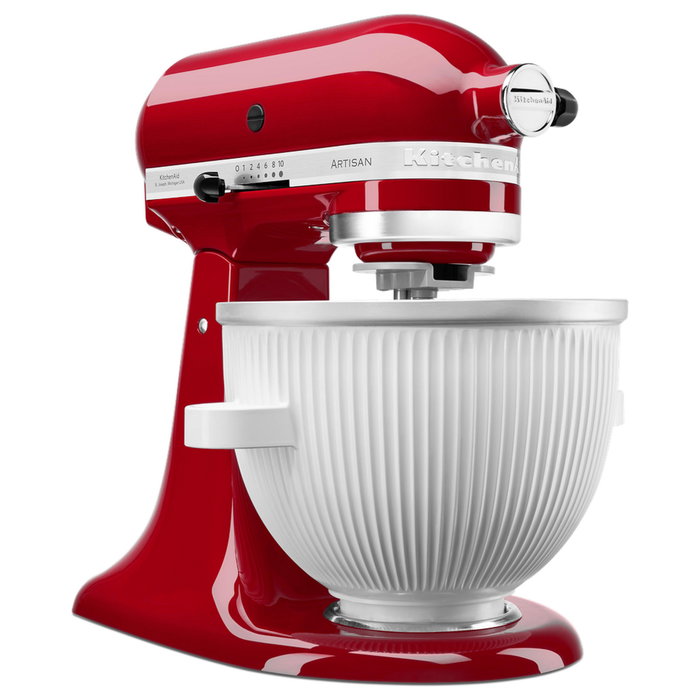 KitchenAid 5KSMICM Accesorio para Hielo Picado Compatible con 5KSM3310X 5KSM3311X 5KSM150PS Blanco