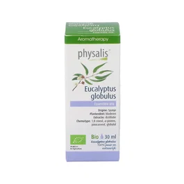 PHYSALIS Esencia Eucalipto Globulus 30ml Bio para Vías Respiratorias y Masajes