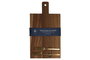 DKD Home Decor Set de 3 Tablas de Cortar de Acacia e Inox para Queso 38x20x1,5 cm