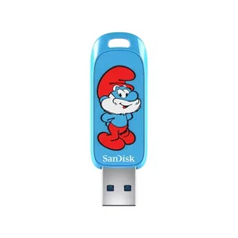 SanDisk Smurfs Unidad Flash USB 128 GB USB 3.2 Gen 1 Tipo A Azul