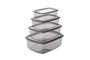 Hermia SYBOX16LIKRSK Cajas de Almacenamiento de Plástico, Set de 16 Piezas, Color Antracita, para Cocina