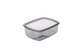 Hermia SYBOX16LIKRSK Cajas de Almacenamiento de Plástico, Set de 16 Piezas, Color Antracita, para Cocina