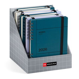 Agenda Anual (2026) Catalan Miquelrius Trends Back To Basics Wire-O Tapa Extra Con Goma Plus 213X155 Assortiment Expositor De 10