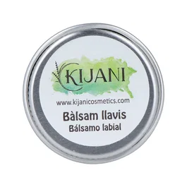 KIJANI Bálsamo Labial Hidratante con Cacao, Miel y Mango en Lata 10 ml