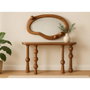 DKD Home Decor Espejo Mango 73,5x48 cm Bolas Marrón Natural