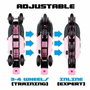 Molto Patines 4 En Línea Rosa Ajustable Talla M (35/38)
