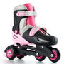 Molto Patines 4 en Línea Rosa Ajustables Talla M (35-38)