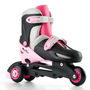 Molto Patines 4 en Línea Rosa Ajustables Talla M (35-38)