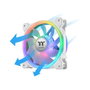 Thermaltake SWAFAN 14 RGB Radiator Fan TT Premium Edition White 3 Pack
