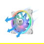 Thermaltake SWAFAN 14 RGB Radiator Fan, 140mm, Pack de 3 Ventiladores, Edición Premium White