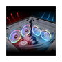 Thermaltake SWAFAN 14 RGB Radiator Fan, 140mm, Pack de 3 Ventiladores, Edición Premium White