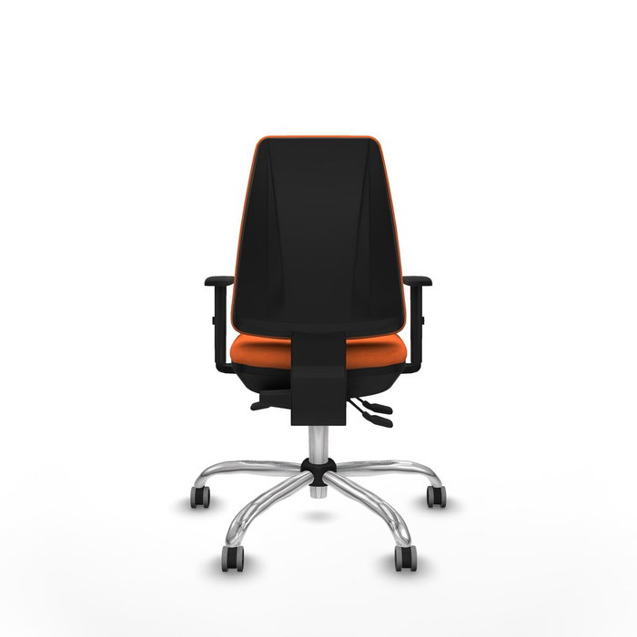 PIQUERAS Y CRESPO Silla de oficina Elche con mecanismo Asincro en color Naranja