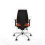 PIQUERAS Y CRESPO Silla de oficina Elche con mecanismo Asincro en color Naranja