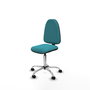 PIQUERAS Y CRESPO Silla de oficina Aýna Turquesa sin brazos