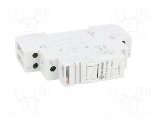 FINDER Relé de instalación biestable por impulsos 12V DC NA