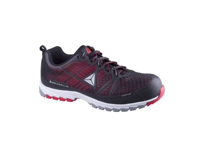 Faru Zapatos de seguridad Delta Sport negro y rojo talla 43 Faru Zapatos de seguridad Delta Sport negro y rojo talla 43