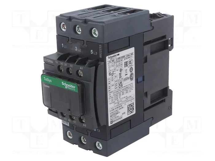 SCHNEIDER ELECTRIC LC1D50AF7 TeSys D Contactor 3-polar 110VAC SCHNEIDER ELECTRIC LC1D50AF7 TeSys D Contactor 3-polar 110VAC