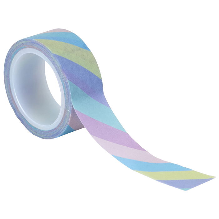 The Concept Factory Juego De 3 Rollos Cinta Adhesiva Rainbow 8x1,5 cm; h.5 cm