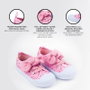 Zapatilla Loneta Suela Pvc Velcro Peppa Pig Rosa 23
