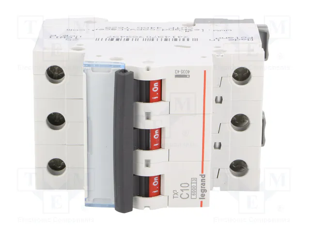 LEGRAND Interruptor magnetotérmico S300 TX 3 polos 10A C