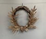 DKD Home Decor Surtido de 2 Coronas para Puerta Beige y Plateado 50x6x40 cm