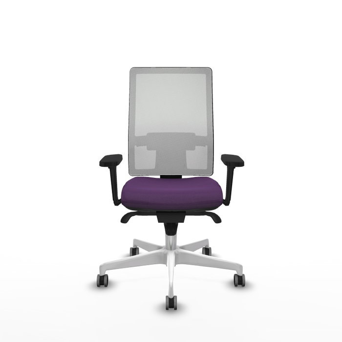 PIQUERAS Y CRESPO Silla de oficina Horna con mecanismo Sincro, Morada y Blanca PIQUERAS Y CRESPO Silla de oficina Horna con mecanismo Sincro, Morada y Blanca