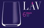 LAV Set de 6 vasos Solea 590cc