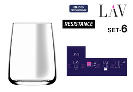 LAV Set de 6 vasos Solea 590cc