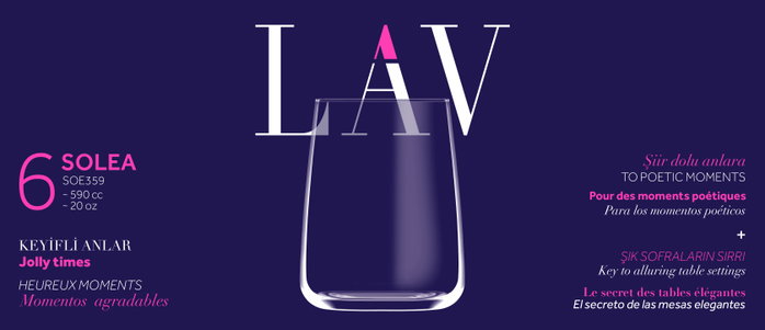 LAV Set de 6 vasos Solea 590cc