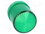 AUER SIGNAL Pantalla Verde para Señalizadores Lumínicos Ø60x77mm