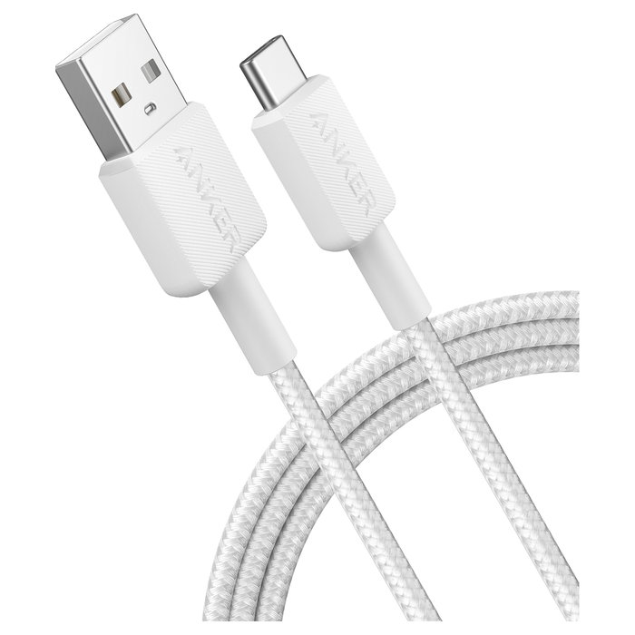 Anker Cable USB A a USB C A81H5G21, 0.9 m, Blanco, Macho a Macho, Conector Recto