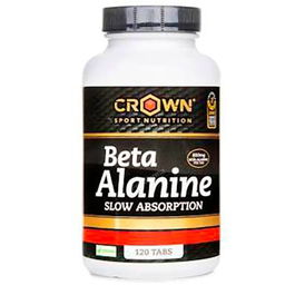 CROWN SPORT NUTRITION Beta Alanina Absorción Lenta 120 Tabs - Reduce Parestesia, Apto Veganos, Informed Sport