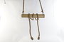 DKD Home Decor Lámpara de Techo de Bambú y Cuerda, 2 Bombillas, Marrón Claro