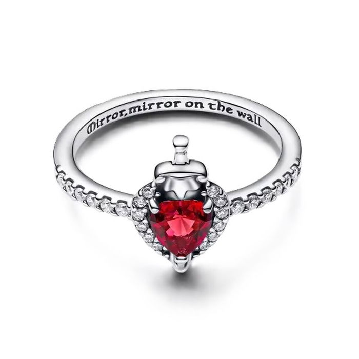 Anillo Mujer Pandora 193422C01-52 Plateado Rojo 12 Anillo Mujer Pandora 193422C01-52 Plateado Rojo 12