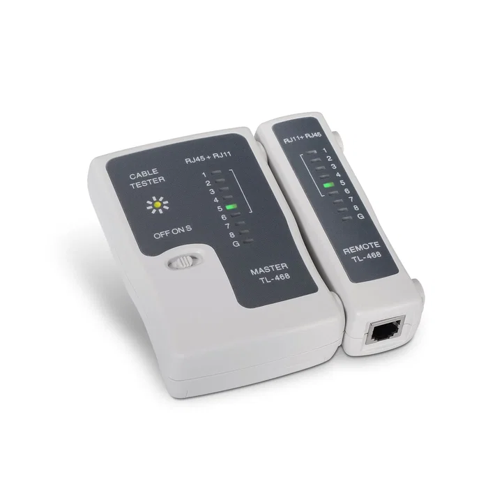 Aisens A142-0312 Tester para cables RJ11/RJ12/RJ45 Gris