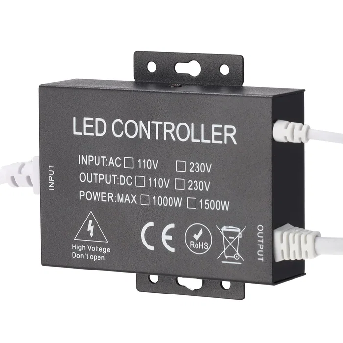 Controlador RGB para Tiras LED RGB 220V, Control Remoto para Iluminación Exterior e Interior