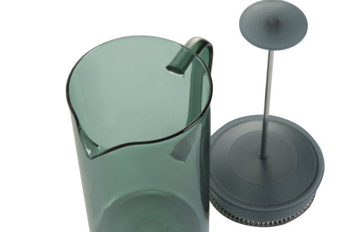 DKD Home Decor Cafetera de Borosilicato e Inox Verde 1L DKD Home Decor Cafetera de Borosilicato e Inox Verde 1L